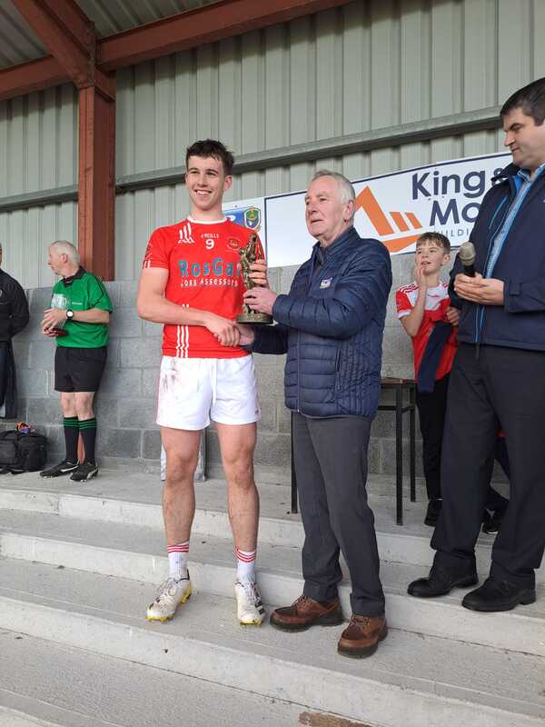 Conor Ryan Man of the Match Pearses
