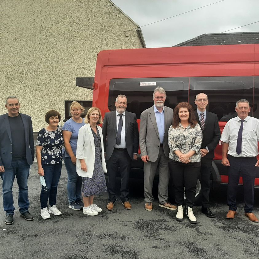 Representatives from Department of Social Protection, along with Galway Rural Development, visiting the Centre in September 2022
