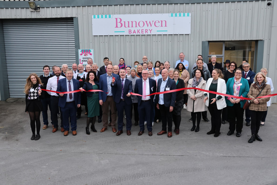 Bunowen Bakery opening with Minister Damien English