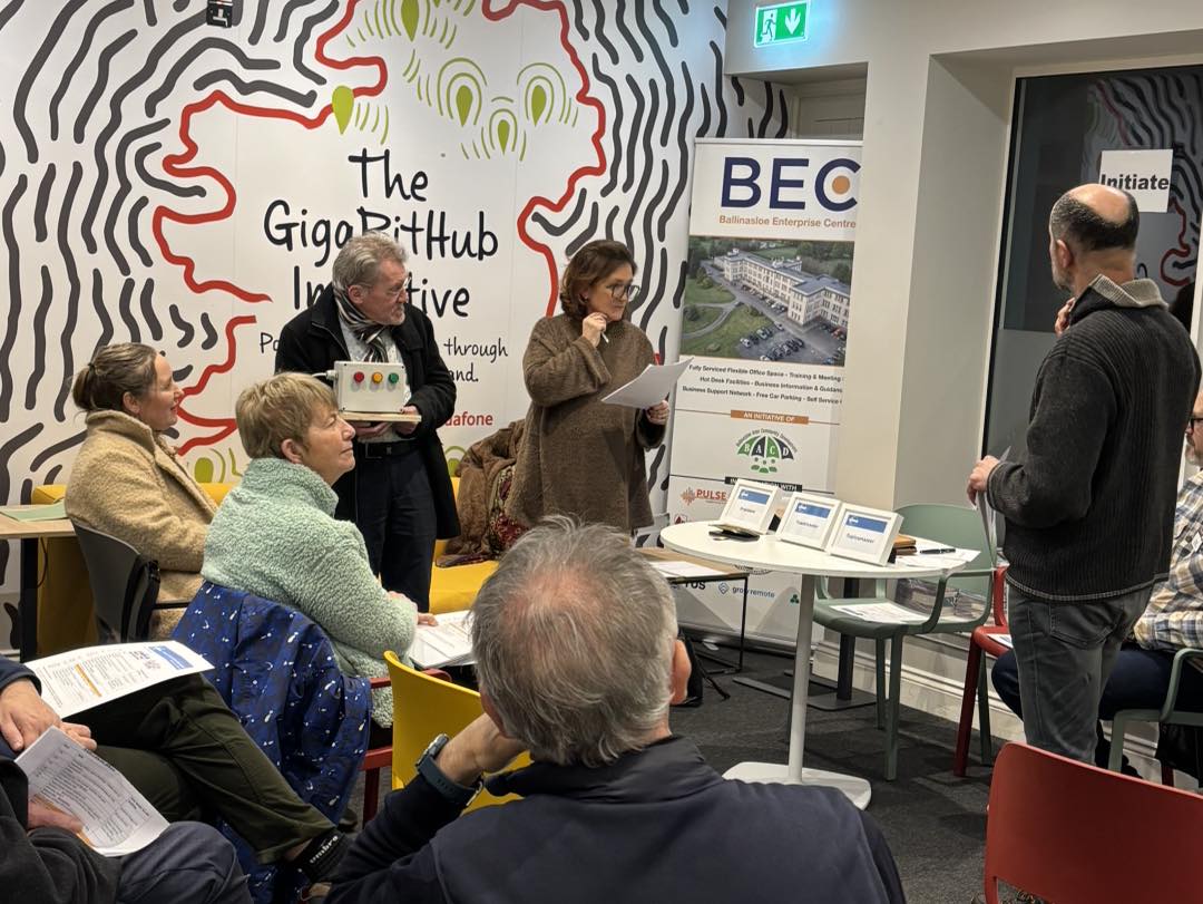 Ballinasloe Public Speakers’ Club held its second meeting in the Business Hub on Society Street recently.