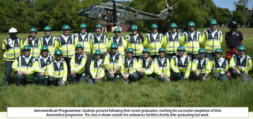 The Aeromedical Program students recent graduation