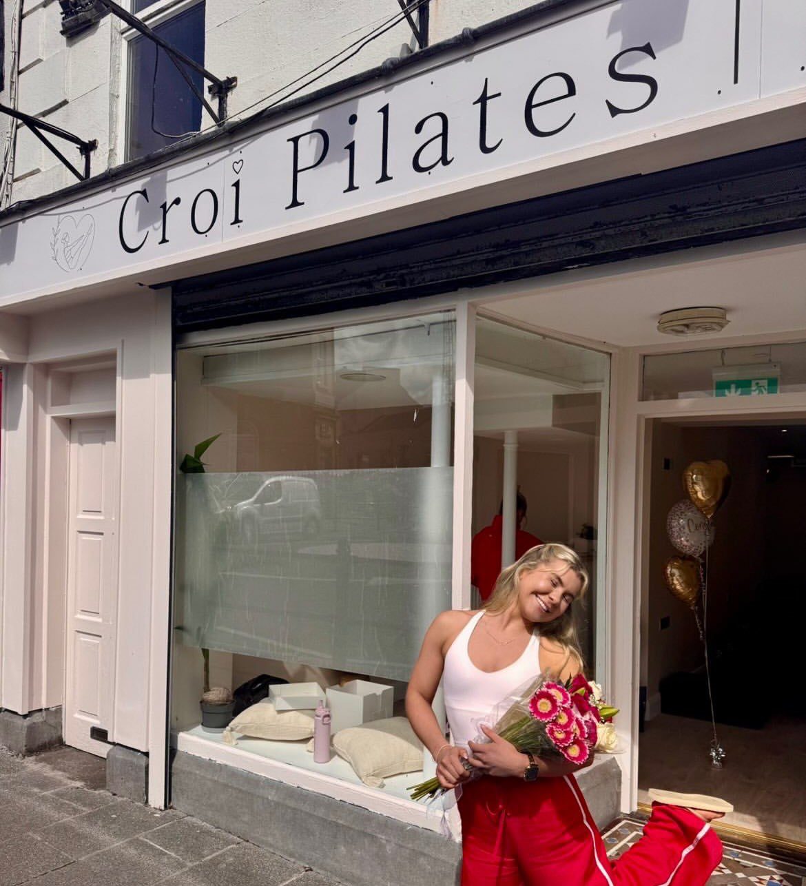 Isobel Murray, owner of Croi Pilates, outside her studio.